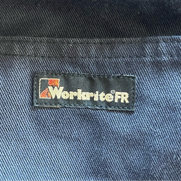 New Workrite FR Nomex Bib Overall - Navy Men Size Large - Picture 5 of 16